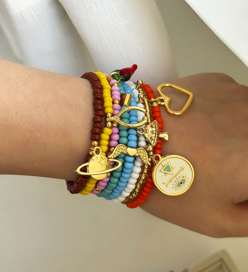 Set de 8 pulseras Macarena