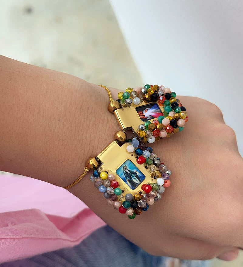 Pulsera escapulario mix mediano