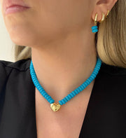 Set collar cielo azul