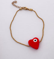 Tobillera corazón Ojo Turco