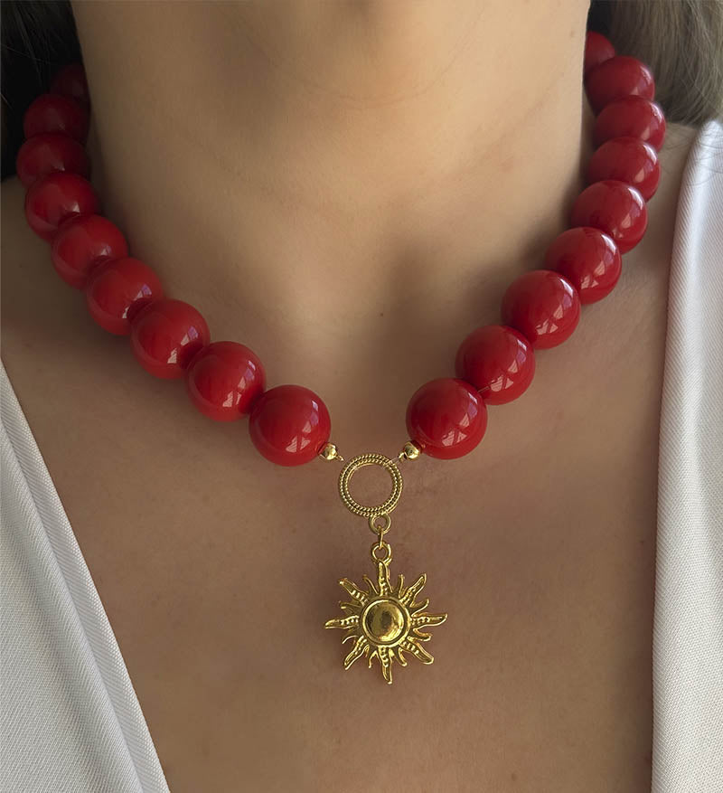 Collar vino solecito