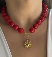 Collar vino solecito