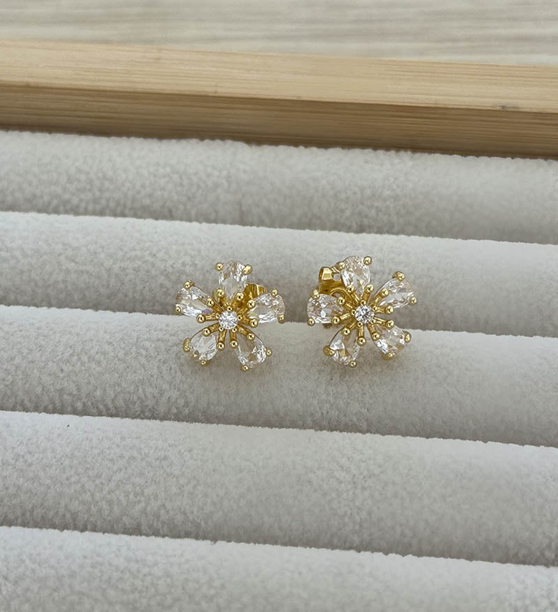 Set florecita cadena + topos