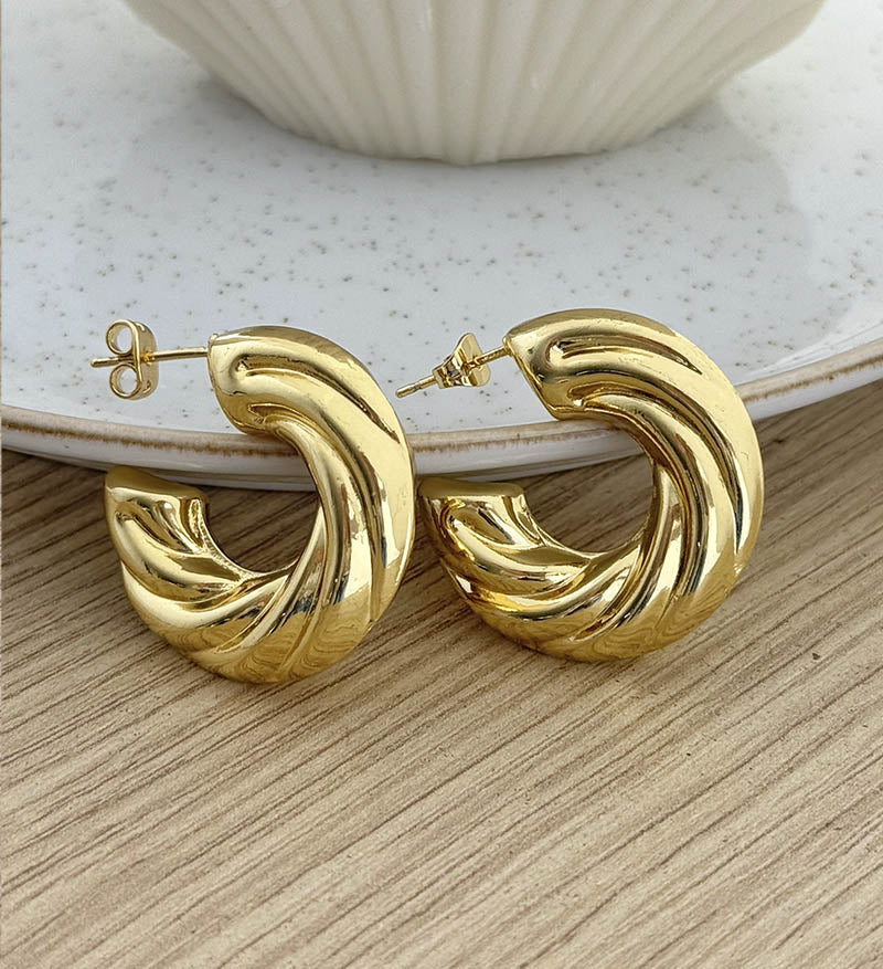 Candongas entorchadas