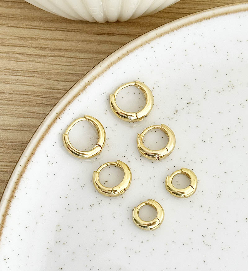 Set x3 Candongas mini rodio