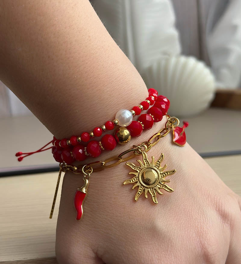 Set de 3 pulseras Resplandor