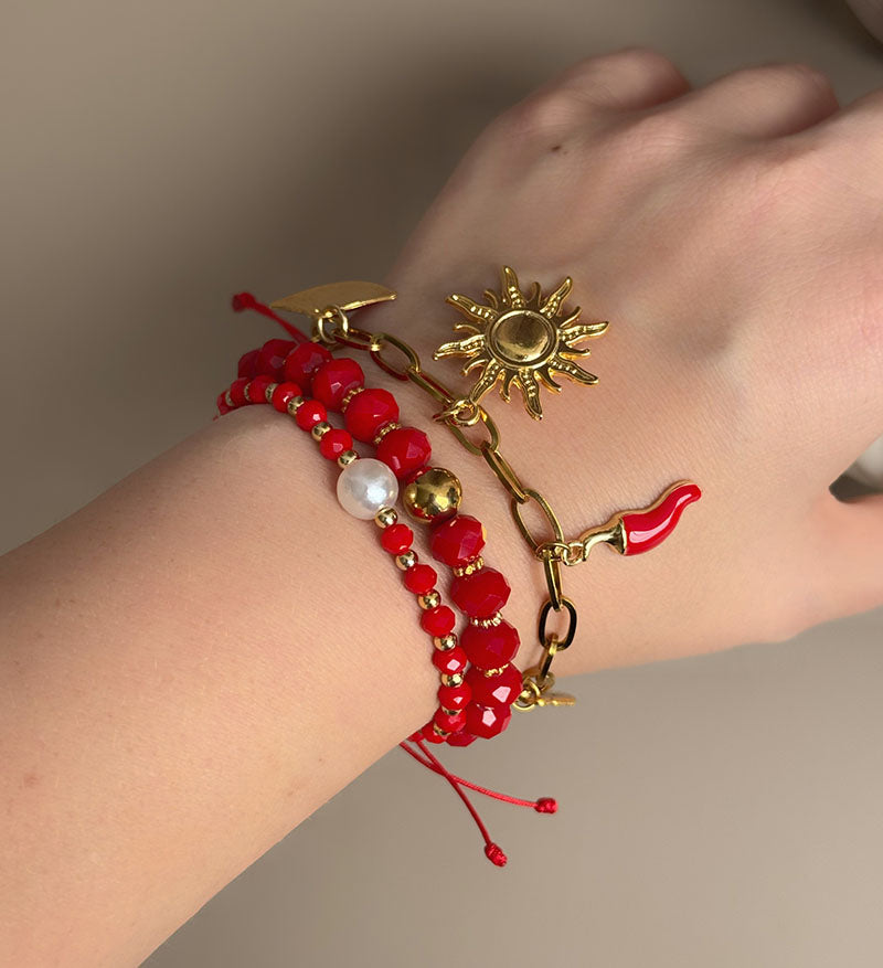 Set de 3 pulseras Resplandor