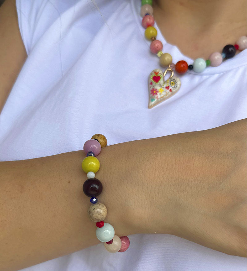 Collar mix Cora + Pulsera