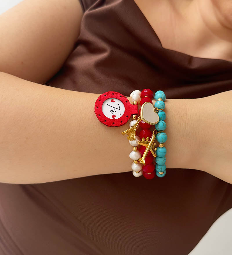 Trio de pulseras