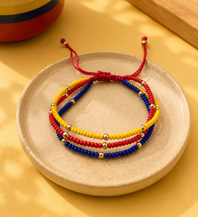 Pulsera tricolor