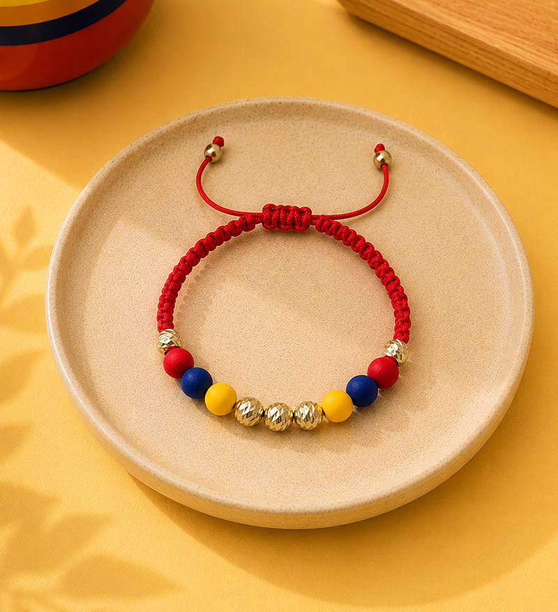 Pulsera oro tricolor