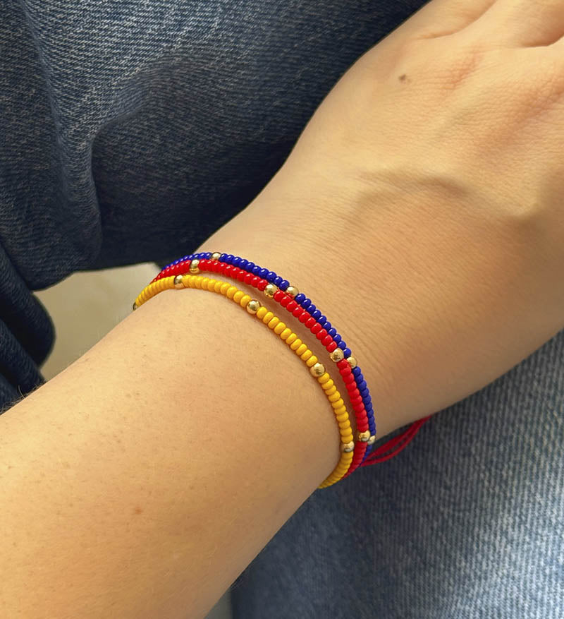 Pulsera tricolor