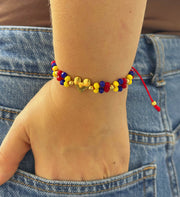 Pulsera corazon tricolor