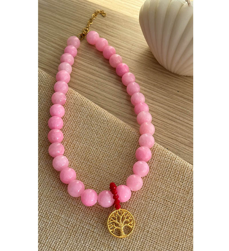 Maxi collar rosa