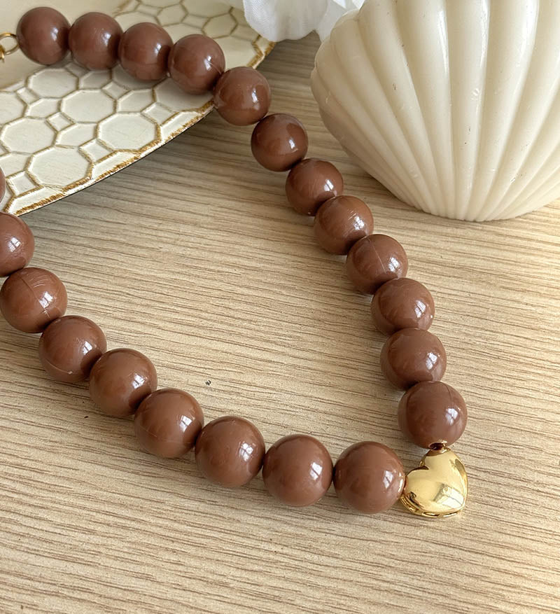 Maxi collar chocolate