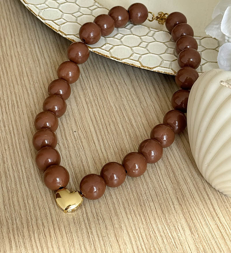 Maxi collar chocolate