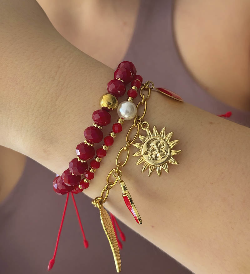 Set de 3 pulseras Resplandor