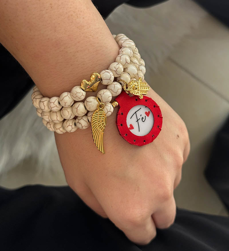 Set de 3 pulseras fe