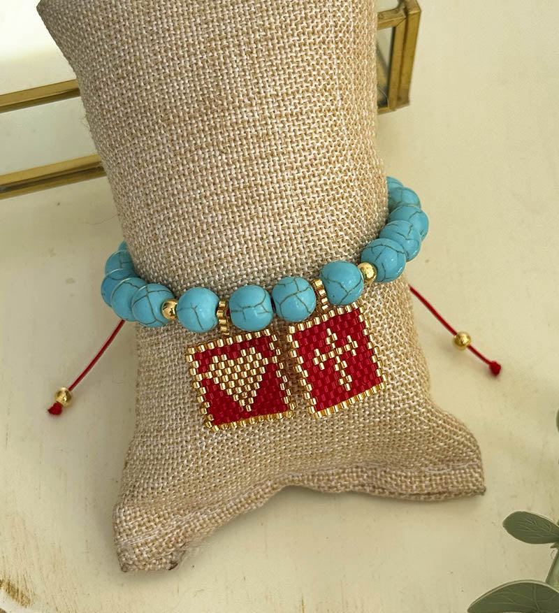 Pulsera turquesa miyuki