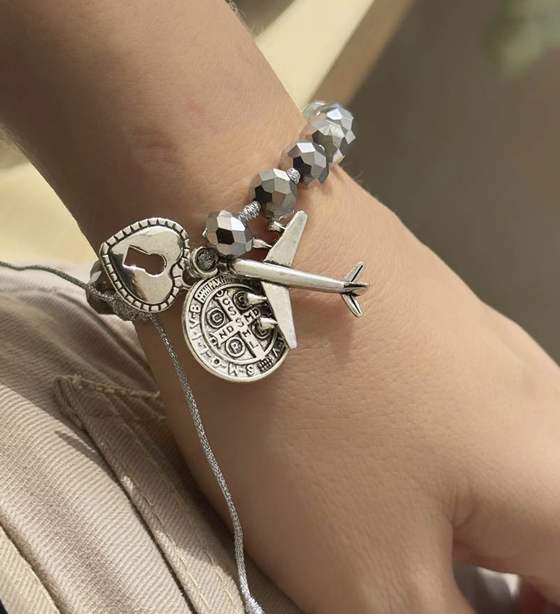 Pulsera deseos plata