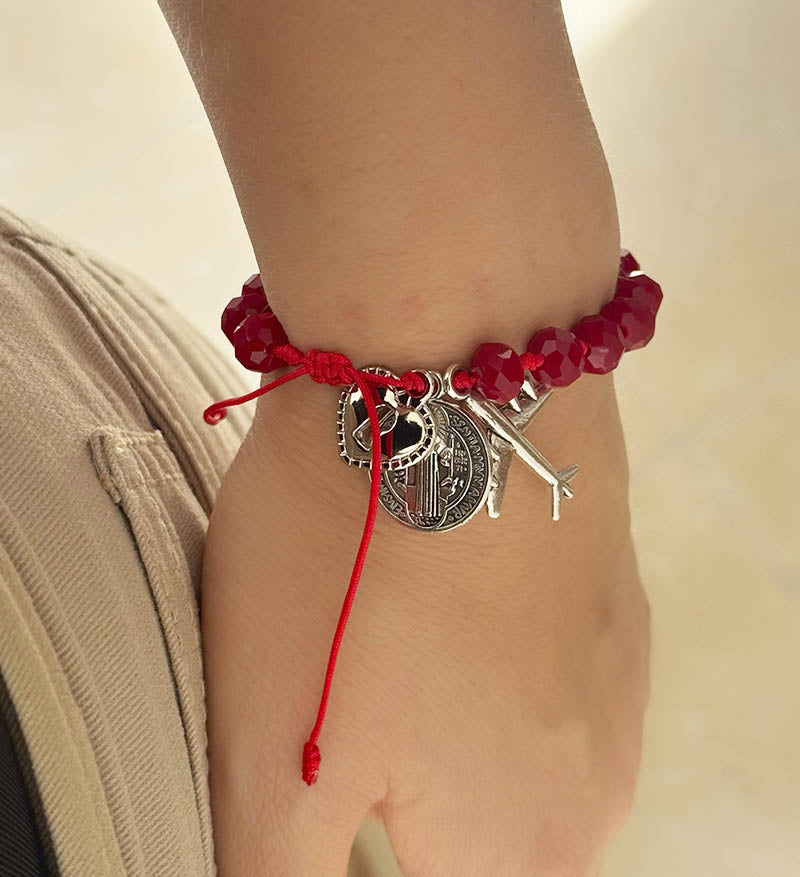 Pulsera deseos roja