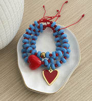 Trío de pulseras Love