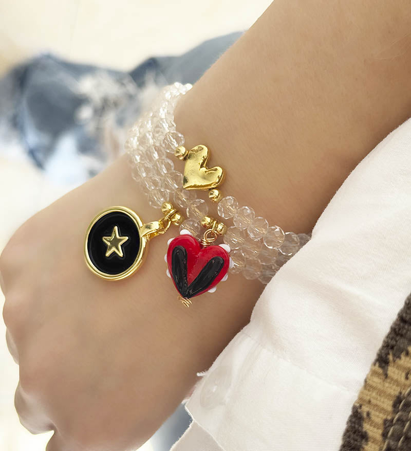Trio pulseras Cristal