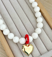 Maxi Collar Blanco Corazon