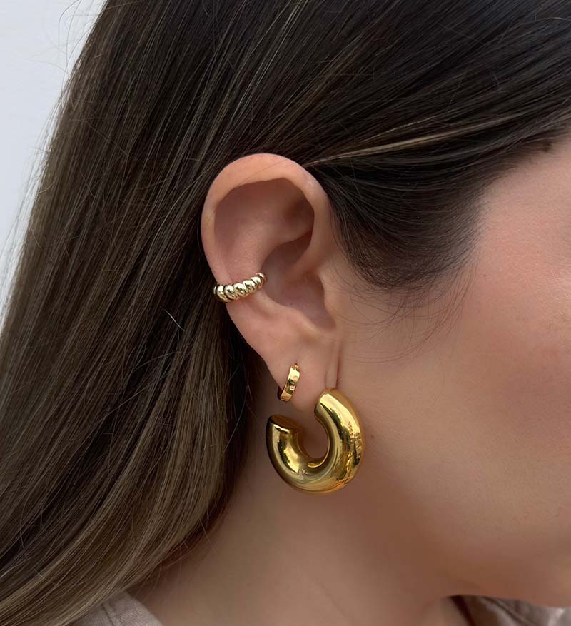 Earcuff entorchado mini