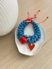 Trío de pulseras Love