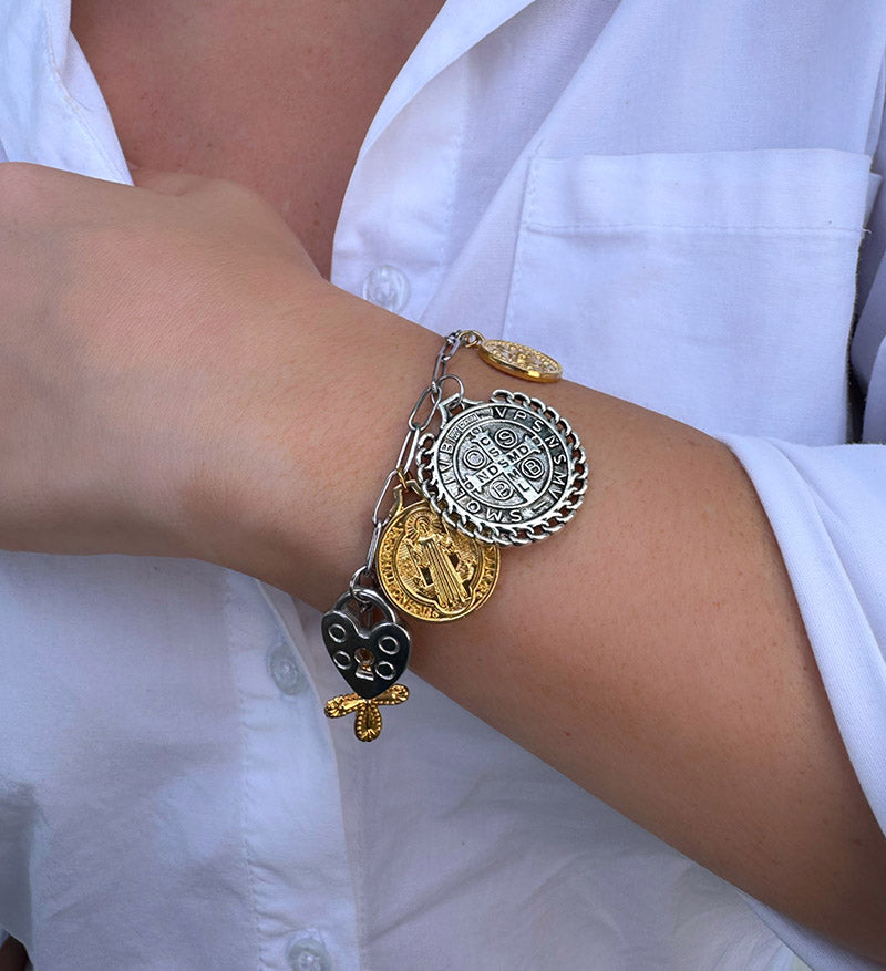 Pulsera rosa mistica